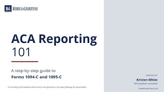 ACA Reporting 101