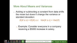 AP Stats - Chapter 15 - Random Variables