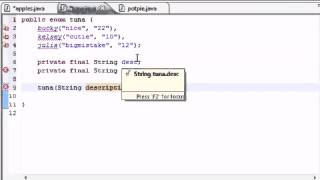 Java Programming Tutorial 44 Enumeration