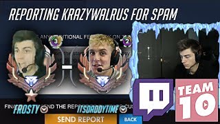 I played with a toxic Team 10 member in Overwatch on twitch