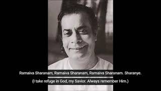 Ramaiva Sharanam Song - written & composed by Dadaji (with english subtitles)