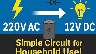 How to Make AC to DC converter at Home Very Easy.