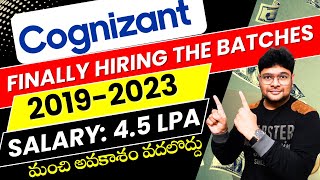 Cognizant Biggest Off campus Drive 2023 |Cognizant Recruitment|Latest jobs in Telugu |@VtheTechee