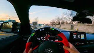 Mk5 Toyota Supra POV Drive *3D Audio* 4K
