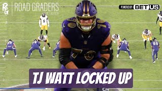 ROGER ROSENGARTEN VS TJ WATT (Baltimore Ravens A22 Film Breakdown)