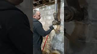 How to take out septic clean out plug
