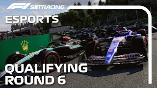 LIVE Qualifying | 2025 F1 Sim Racing World Championship | Round 6: Belgium