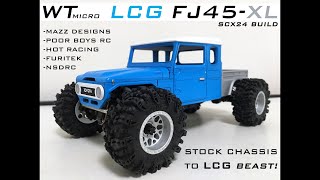 SCX24 TOYOTA FJ45-XL BUILD: WT MICRO BODY, STOCK RAIL LCG SETUP, MINI KOMODO, NSDRC, MAZZ DESIGNS