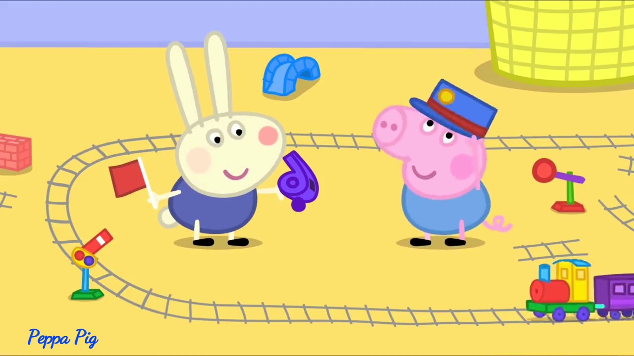 Peppa Pig Richard Rabbit Comes To Play Youtube