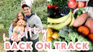 VLOG: Back Into a Healthy Routine, Grocery Haul, Pumpkin Carving, Halloween 2020 Weekend!