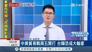 中美貿易戰燒不停～歐盟3千億美元報復美國不痛不癢 台韓恐成最大輸家!│主播 陳書賢│【iStock盤前解析】20180703│三立iNEWS