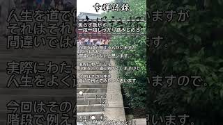 幸輝語録（四国霊場　陰陽師の末裔　占導師幸輝）#語録　#人生の階段