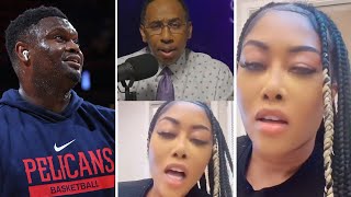 Moriah Mills PULLS UP On Stephen A Smith Over Zion Williamson Comments "We Good"