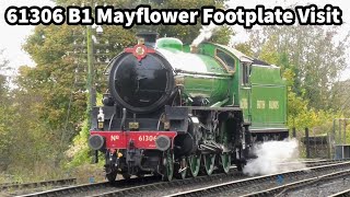 61306 B1 'Mayflower' Footplate Visit \u0026 Run-Around at SVR Bridgnorth plus renamed Taw Valley \u0026 1501