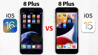 iOS 16 vs iOS 15 SPEED TEST - iPhone 8 Plus iOS 16 vs iPhone 8 Plus iOS 15 Speed Test | SHOCKING😳