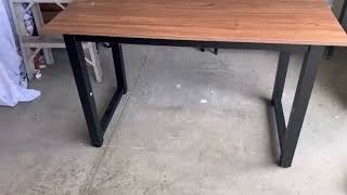 Review of Tribesigns Computer Desk, 47 inch Modern Simple Office Desk Computer Table