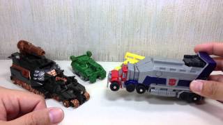 Bot Shots Battle for the Matrix Set Optimus Prime Megatron Bumblebee Brawl