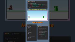 MARIO GAME using HTML CSS Javascript #programming #coding #gaming