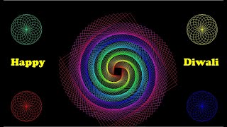 How to make rangoli using python turtle #Diwali Special || Making Rangoli using python