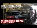 New SS Exhaust System, New Custom SS Downpipe & Valvetronic | MERCEDES BENZ A250 TURBO