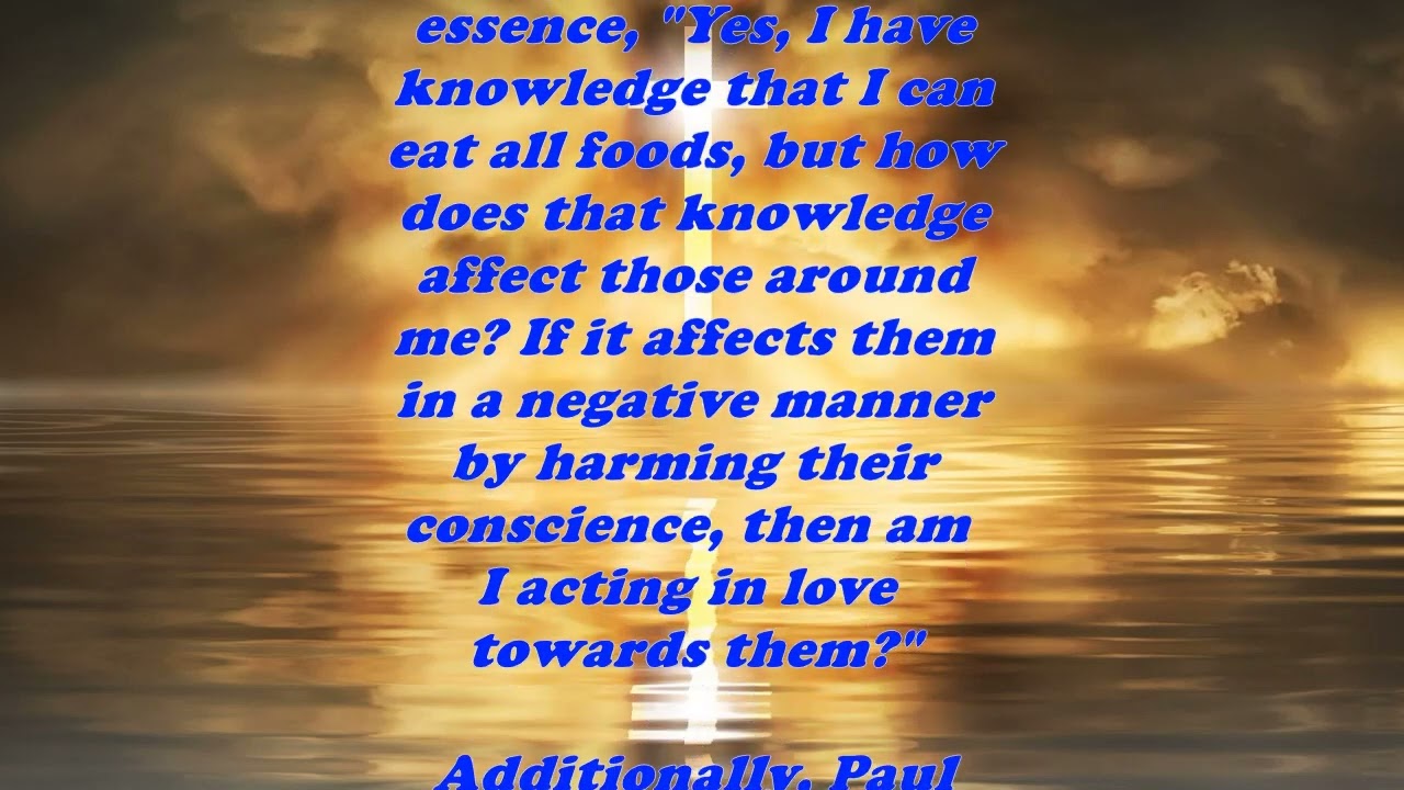 Daily Bible Verse Commentary 1 Corinthians 8 1 Worldtamilchristians