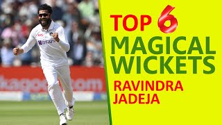 Ravindra Jadeja's Top 6 Bowled Wickets रवींद्र जडेजा Ravindra Jadeja's Top 6 Wickets in TEST Cricket