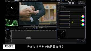 EDIUSでの色調整　～log カラー調整編～