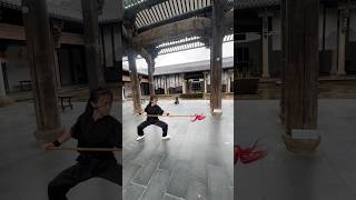 小女孩传承武术，回马枪威惊风雨，一招一式展锋芒！#HuangyanMartialArts #Kungfu #MartialArts #China #Fujian