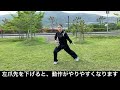 42式太極拳 第4段【35番 穿掌下勢（chuan zhang xia shi）チュアンザン シャーシ】vo.33太極拳中国チャンピオン劉一丁@ryu tube