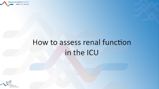 Réanimation 2017 - Acute renal failure in the ICU C. MARIAT