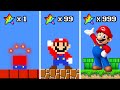 8BIT CHALLENGE: Mario but Every Rainbow Stars Touches Turns More REALISTIC... | 2TB STORY GAME