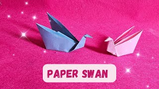 How To Make Easy Paper Swan For Kids / Nursery Craft Ideas / Paper Craft