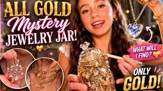 All Gold Mystery Jewelry Jar
