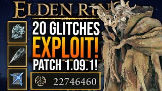 Elden Ring - 20 GLITCHES! 500K Runes in 30s! Patch 1.09.1! Best Rune Farm Glitch! Early Game!