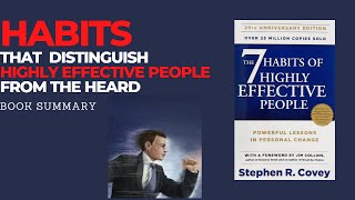 7 HABITS OF HIGHLY EFFECTIVE PEOPLE-Audiobook Summary-Stephen Covey-अत्यधिक प्रभावी लोगों की 7 आदतें
