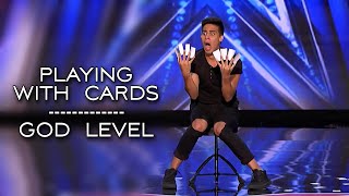 Playing With Cards 🔥 God Level | Boys Attitude Status | America Got Talent | Bao Rami Status