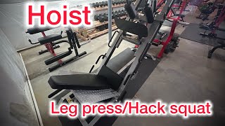 Hoist Leg press/Hack squat combo machine review