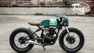 KEEWAY CAFE RACER 152 Project “Heineken” by La Garahe Classic Custom MC