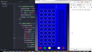 jQuery JavaScript HTML CSS Project based Tutorial - mastermind game part 8
