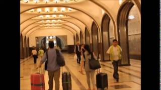 Moscow Clip Mayakovsky Metro Station