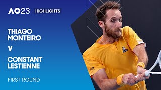 Thiago Monteiro v Constant Lestienne Highlights | Australian Open 2023 First Round