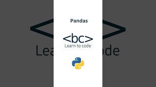 Get started with the Basics of Pandas in under 60 Seconds! #code #python #learnpython #datascience