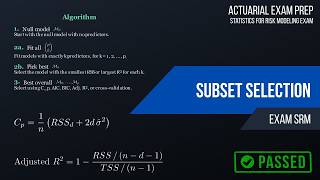 2.7 Subset Selection