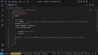 How to Create a Digital Clock Using C Language | Mini Projects for Beginners | @thecodingexperts. |