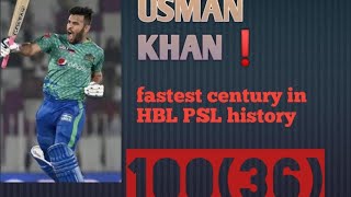 fastest century in HBL PSL history ❗- multan sultans VS Quetta gladiators -Match 28-UA Sports