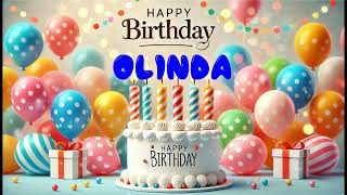 Happy Birthday OLINDA   Happy Birthday Song   Birthday Wishes   Birthday Party