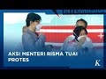 Mensos Tri Rismaharini Diprotes Disabilitas Tunarungu