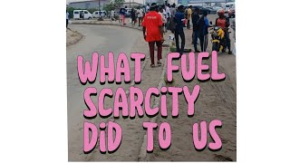 How lagosians are suffering because of fuel scarcity.