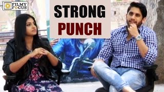Naga Chaitanya Strong Punch on Manjima Mohan - Filmyfocus.com