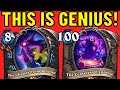 A 100 Mana Hearthstone Card?! 8 Hands From Beyond Death Knight!